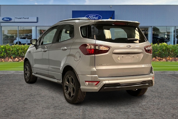 Ford EcoSport 1.0 EcoBoost 125 ST-Line 5dr- Reversing Sensors, Start Stop, Voice Control, Cruise Control, Speed Limiter, Sat Nav, Bluetooth, Touch Screen in Antrim