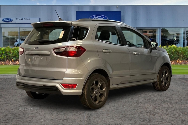Ford EcoSport 1.0 EcoBoost 125 ST-Line 5dr- Reversing Sensors, Start Stop, Voice Control, Cruise Control, Speed Limiter, Sat Nav, Bluetooth, Touch Screen in Antrim