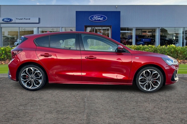 Ford Focus 1.0 EcoBoost ST-Line Vignale 5dr- Leather Heated Front Seats & Wheel, Park Assistance, Parking Sensors, Cruise Control, Speed Limiter, Voice Control in Antrim