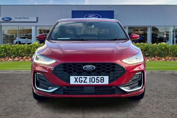 Ford Focus 1.0 EcoBoost ST-Line Vignale 5dr- Leather Heated Front Seats & Wheel, Park Assistance, Parking Sensors, Cruise Control, Speed Limiter, Voice Control in Antrim