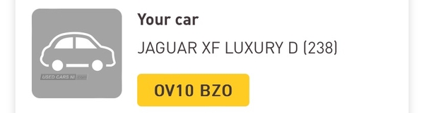 Jaguar XF in Down
