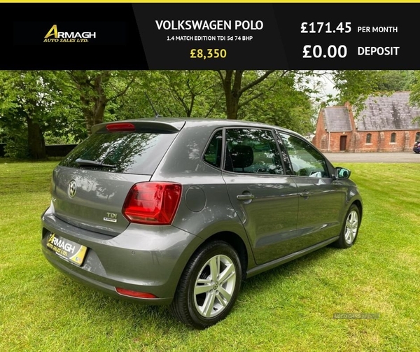 Volkswagen Polo 1.4 MATCH EDITION TDI 5d 74 BHP in Armagh