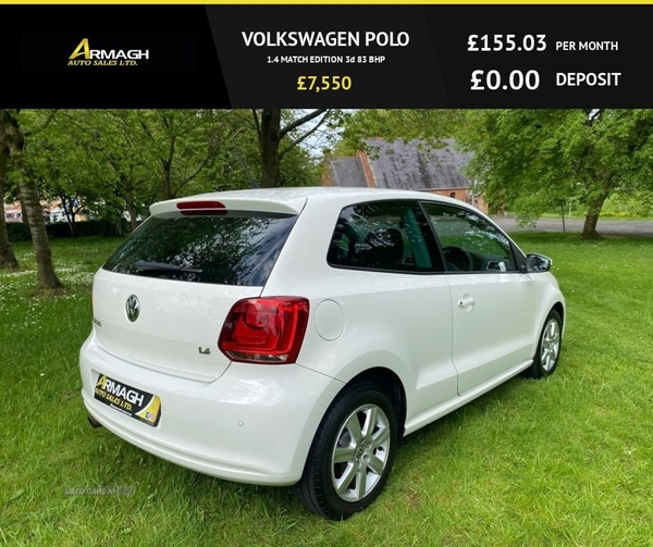 Volkswagen Polo 1.4 MATCH EDITION 3d 83 BHP in Armagh