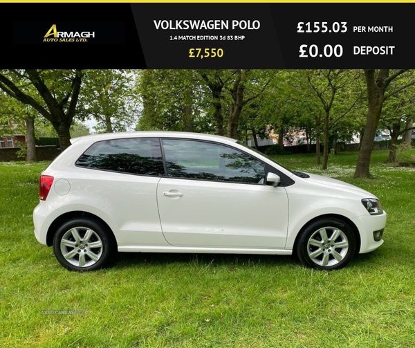 Volkswagen Polo 1.4 MATCH EDITION 3d 83 BHP in Armagh