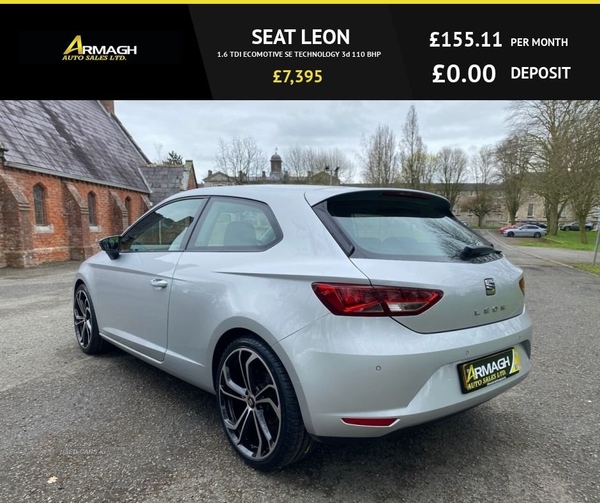 Seat Leon 1.6 TDI ECOMOTIVE SE TECHNOLOGY 3d 110 BHP in Armagh