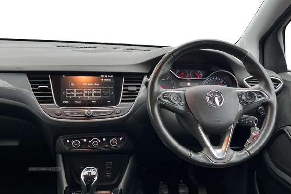 Vauxhall Crossland ELITE NAV 5DR - HEATED FRONT SEATS & STEERING WHEEL, WIRELESS CHARGING PAD, REAR CAM w/ FRONT + REAR SENSORS, SAT NAV, CRUISE CONTROL and much more in Antrim