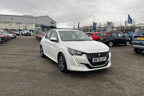 Peugeot 208 PURETECH ACTIVE S/S 5DR - LANE KEEPING ASSIST, REAR PARKING SENSORS, CRUISE CONTROL + SPEED LIMITER, TOUCHSCREEN CLIMATE CONTROL, PUSH BUTTON START in Antrim