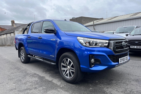 Toyota Hilux Invincible X AUTO 2.4 D-4D Double Cab Pick Up, REAR VIEW CAMERA, TOW BAR, SAT NAV in Antrim