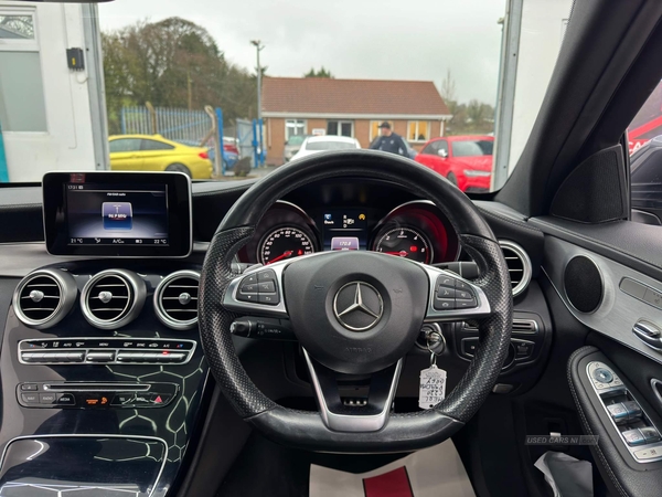 Mercedes-Benz C-Class 2.1 C220 BlueTEC AMG Line G-Tronic+ Euro 6 (s/s) 4dr in Tyrone