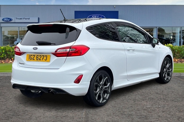 Ford Fiesta 1.0 EcoBoost 140 ST-Line Navigation 3dr - PUSH BUTTON START, SPEED LIMITER, SAT NAV, SYNC 3 w/ VOICE COMMANDS, LANE KEEPING AID, TOUCHSCREEN and more in Antrim