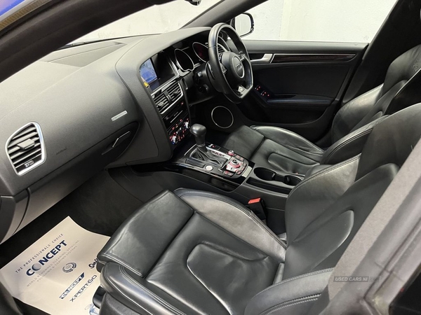 Audi A5 2.0 SPORTBACK TDI QUATTRO BLACK EDITION PLUS 5d 175 BHP in Antrim