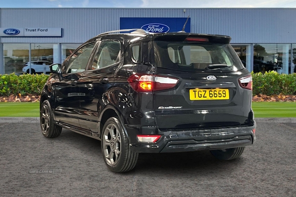 Ford EcoSport 1.0 EcoBoost 125 ST-Line 5dr- Parking Sensors & Camera, Cruise Control, Speed Limiter, Voice Control, Bluetooth, Sat Nav, Start Stop in Antrim