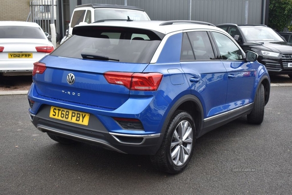 Volkswagen T-Roc 1.0 DESIGN TSI 5d 114 BHP Full Service to be carried out in Down