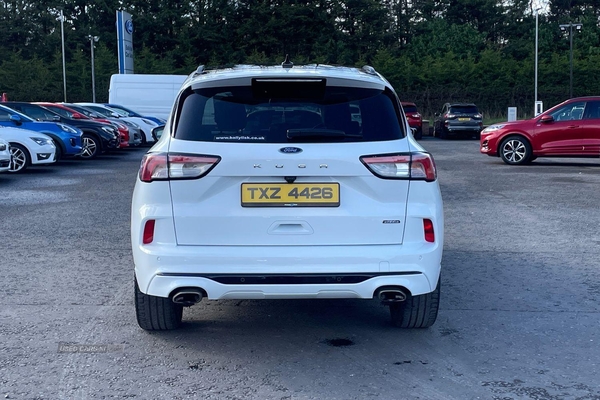 Ford Kuga ST-LINE X EDITION PHEV IN WHITE WITH 17K ** EX BALLYLISK DEMO ** in Armagh