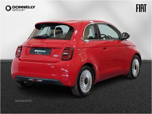 Fiat 500 87kW Red 42kWh 3dr Auto in Antrim