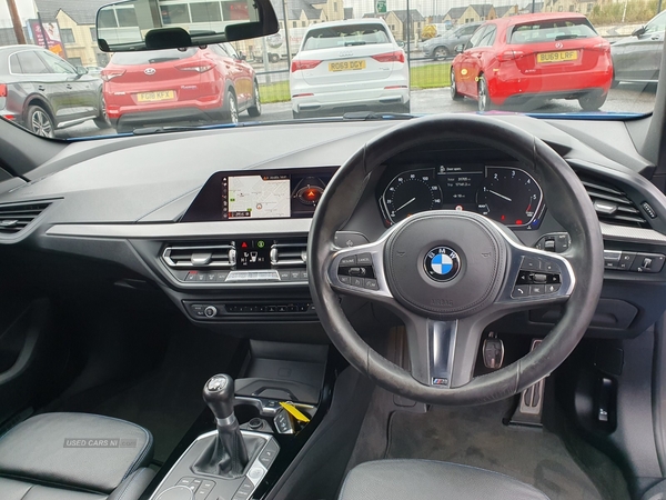 BMW 1 Series 116D M SPORT REVERSE CAMERA LEATHER HEADS UP DISPLAY NAV FULL BMW SERVICE HISTORY in Antrim