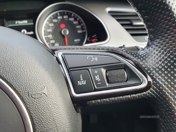 Audi A5 TDI S LINE S/S LEATHER SAT NAV PARKING SENSORS HEATED SEATS in Antrim
