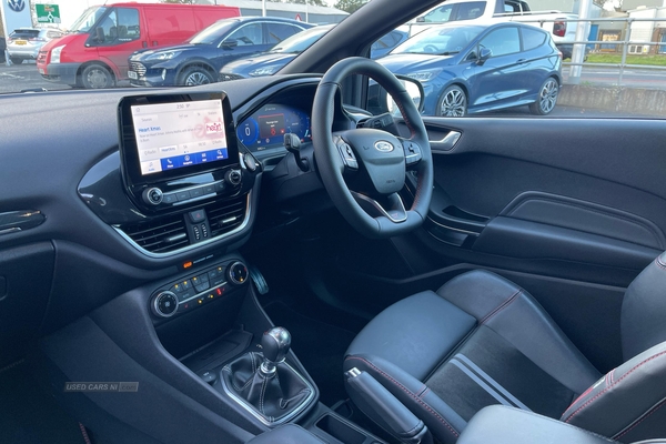 Ford Fiesta 1.5 EcoBoost ST-2 3dr ** LAST OF 3 DOOR MODEL, HEATED SEATS+STEERING WHEEL, WIRELESS PHONE CHARGER, UPGRADED ALLOYS, KEYLESS ENTRY/START ** in Derry / Londonderry