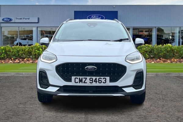Ford Fiesta ACTIVE X EDITION MHEV, Apple Car Play, Android Auto, Half Leather Interior, Driver Assist Pack, Reverse Camera, Sat Nav, Heated Seats & Steering Wheel in Derry / Londonderry