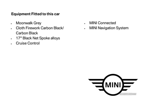 MINI Clubman 1.5 Cooper Black Pack 6dr in Antrim