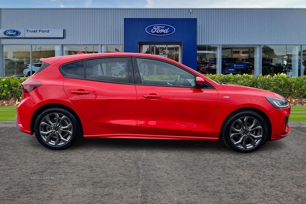 Ford Focus ST-LINE 5DR - SYNC 4, CRUISE CONTROL, WIRELESS APPLE CARPLAY, FRONT+REAR PARKING SENSORS, PUSH BUTTON START, DRIVE MODE SELECTOR in Antrim