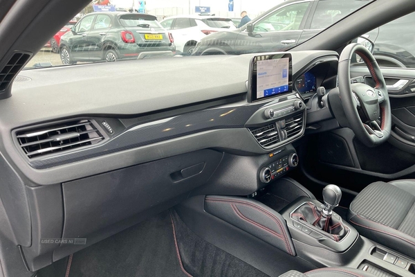 Ford Focus Hybrid mHEV 155 ST-Line X Edition - REVERSING CAMERA, SENSORS FRONT & BACK, HEATED SEATS & STEERING WHEEL, DIGITAL INSTRUMENT CLUSTER, 1 LOCAL OWNER in Antrim