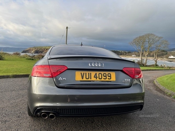 Audi A5 2.0 TDI 177 Quattro Black Ed Plus 2dr S Tronic in Derry / Londonderry
