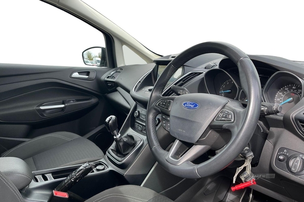 Ford C-max 1.0 EcoBoost 125 Zetec 5dr- Reversing Sensors, Bluetooth, Start Stop, Voice Control, Cruise Control, Speed Limiter, Sat Nav in Antrim