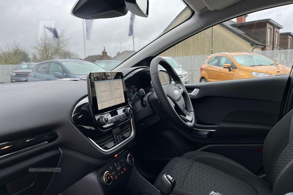 Ford Fiesta 1.0 EcoBoost Hybrid mHEV 125 Titanium 5dr- Parking Sensors & Camera, Heated Front Seats & Wheel, Cruise Control, Voice Control, Park Assistance in Antrim