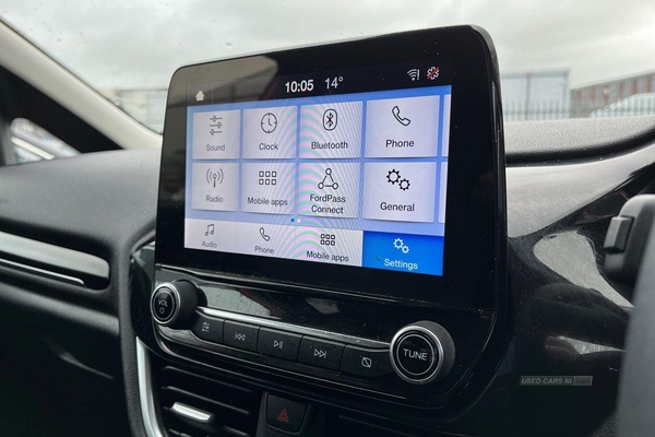 Ford Fiesta 1.1 75 Trend 5dr - REAR PRIV GLASS, DIAMOND CUT ALLOYS, BLUETOOTH w/ VOICE COMMANDS, APPLE CARPLAY + ANDROID AUTO READY, TOUCHSCREEN DISPLAY in Antrim
