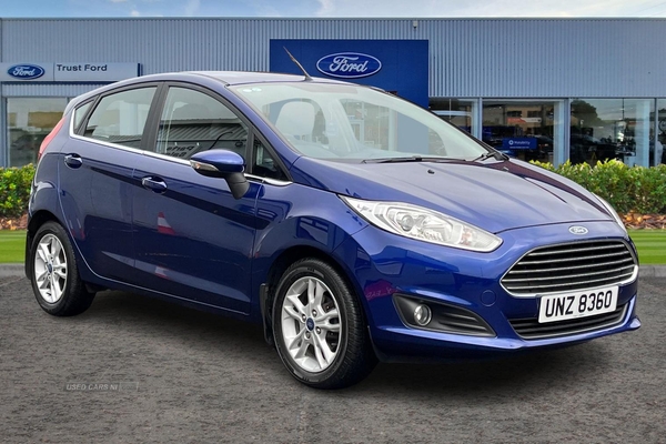Ford Fiesta 1.25 82 Zetec 5dr, USB & AUX Comatibility, Multifunction Steering Wheel, Eco Drive Mode, Electric Windows in Derry / Londonderry