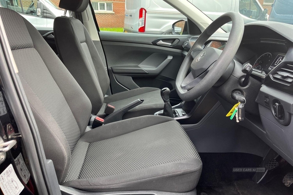 Volkswagen T-Cross 1.0 TSI S 5dr, Multimedia Screen, DAB Radio, Sat Nav, Electric Windows, IsoFix Rear Seats in Derry / Londonderry