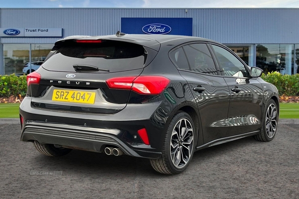 Ford Focus ST-Line X Edition 5dr - HEATED FRONT SEATS + STEERING WHEEL, WIRELESS CHARGING PAD, KEYLESS GO, DIGTIAL CLUSTER, FRONT+REAR SENSORS in Antrim