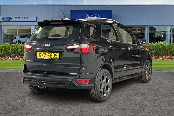 Ford EcoSport 1.0 EcoBoost 125 ST-Line 5dr- Parking Sensors & Camera, Apple Car Play, Start Stop, Cruise Control, Speed Limiter, Bluetooth, Voice Control in Antrim