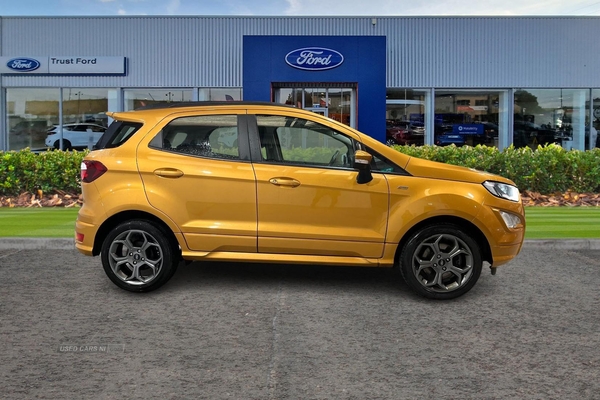 Ford EcoSport 1.0 EcoBoost 125 ST-Line 5dr- Parking Sensors & Camera, Cruise Control, Speed Limiter, Voice Control, Bluetooth, Apple Car Play, Sat Nav in Antrim