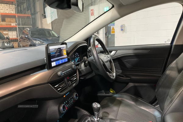 Ford Focus 1.5 EcoBlue 120 Titanium X 5dr- Parking Sensors, Electric Heated Front Seats & Wheel, Lane Assist, Apple Car Play, Cruise Control in Antrim