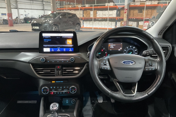 Ford Focus 1.5 EcoBlue 120 Titanium X 5dr- Parking Sensors, Electric Heated Front Seats & Wheel, Lane Assist, Apple Car Play, Cruise Control in Antrim