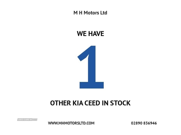 Kia Ceed 1.6 2 5d 124 BHP CRUISE CONTROL / BLUETOOTH in Antrim