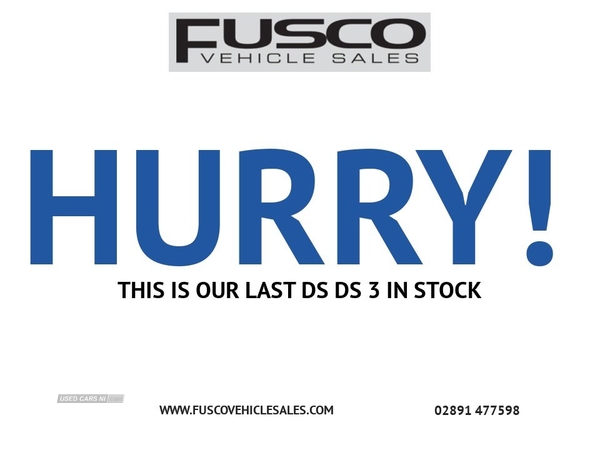 DS 3 1.2 PURETECH PERFORMANCE LINE S/S 3d 109 BHP CRUISE CONTROL, DAB RADIO in Down