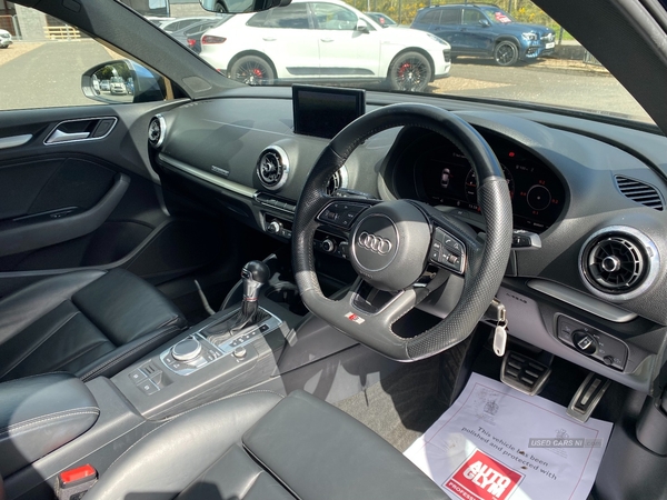 Audi A3 S3 TFSI 300 Quattro Black Edition Sty 4dr S Tronic in Tyrone
