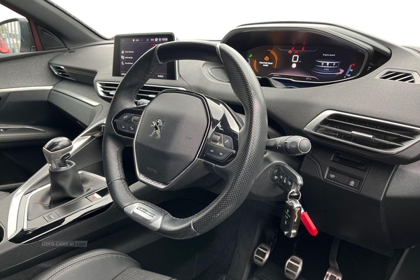 Peugeot 3008 1.5 BlueHDi GT Line 5dr - I-COCKPIT, REVERSING CAMERA, FRONT+REAR SENSORS, SAT NAV, PART LEATHER SEATS, APPLE CARPLAY, CRUISE CONTROL and more in Antrim