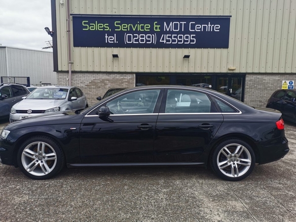 Audi A4 2.0 TDI S LINE NAV 4d 148 BHP Low Rate Finance Available in Down