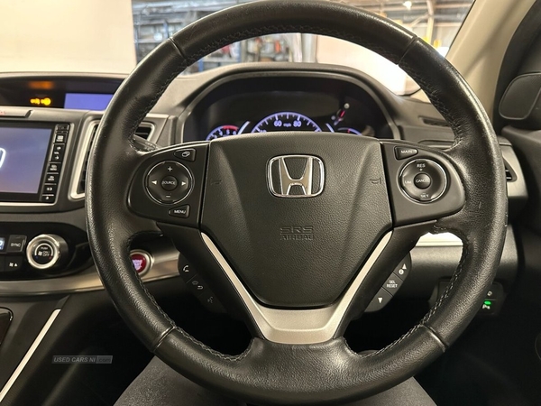 Honda CR-V 1.6 I-DTEC EX 5d 158 BHP FULL SERVICE HISTORY, HEATED SEATS in Down