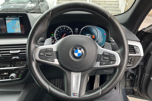 BMW 5 Series 520d M Sport 4dr Auto**FULL HEATED LEATHER-KEYLESS ENTRY-SAT NAV-CRUISE CONTROL-ELECTRIC SEATS-BLUETOOTH** in Antrim