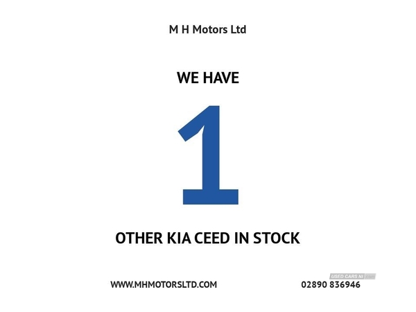 Kia Ceed 1.6 3 SW CRDI 5d 113 BHP LONG MOT / CRUISE CONTROL in Antrim