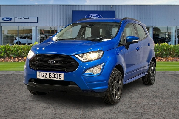 Ford EcoSport 1.0 EcoBoost 125 ST-Line 5dr- Parking Sensors & Camera, Red Stitching, Sat Nav, Bluetooth, Cruise Control, Speed Limiter, Start Stop in Antrim