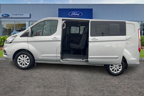 Ford Transit Custom 300 Limited L2 LWB Double Cab In Van FWD 2.0 EcoBlue 130ps Low Roof, PLY LINED, AIR CON, CRUISE CONTROL in Armagh