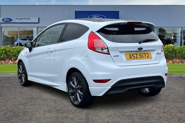 Ford Fiesta ST-LINE 3dr **140bhp**£20 ROAD TAX, REAR PARKING SENSORS, BLUETOOTH w/ VOICE COMMANDS and WIRELESS MUSIC STREAMING VIA SMARTPHONE, REAR PRIV GLASS in Antrim