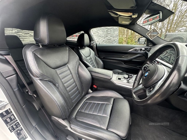 BMW 4 Series 420D XDRIVE M SPORT MHEV 190BHP AUTO LED FRONT FOGS,LEATHER SPORTS SEATS in Tyrone