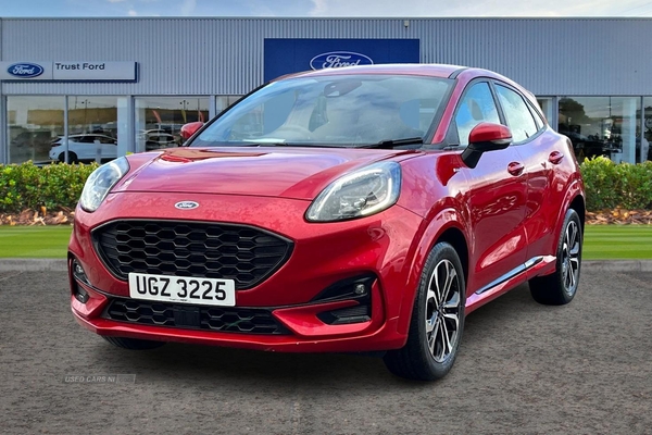 Ford Puma 1.0 EcoBoost Hybrid mHEV ST-Line 5dr- Reversing Sensors, Bluetooth, Cruise Control, Speed Limiter, Lane Assist, Heated Front Seats & Wheel in Antrim